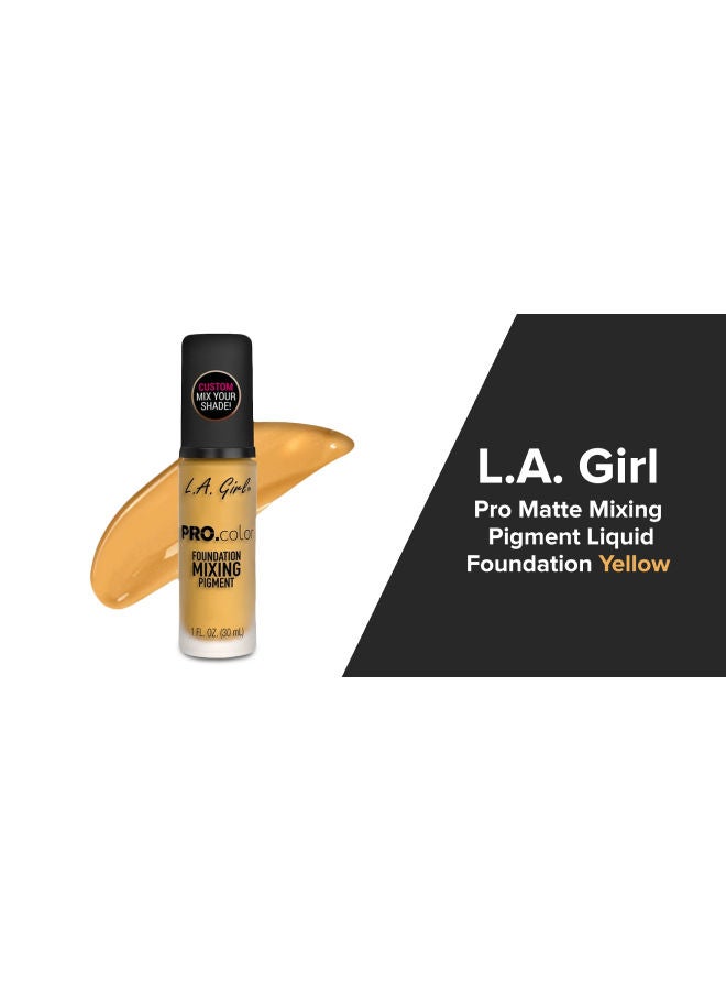 Pro Matte Mixing Pigment Liquid Foundation Yellow