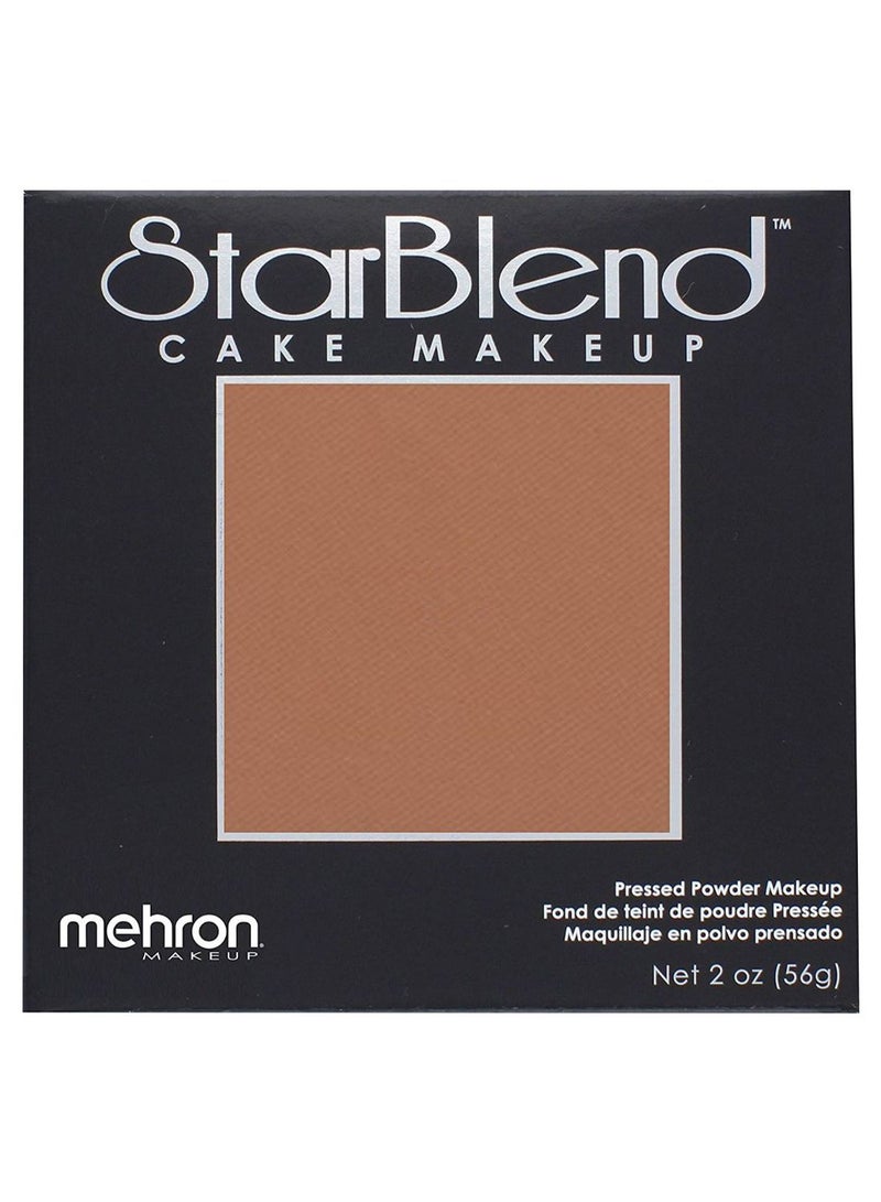 Starblend Face Makeup Pressed Powder Light Cinnamon