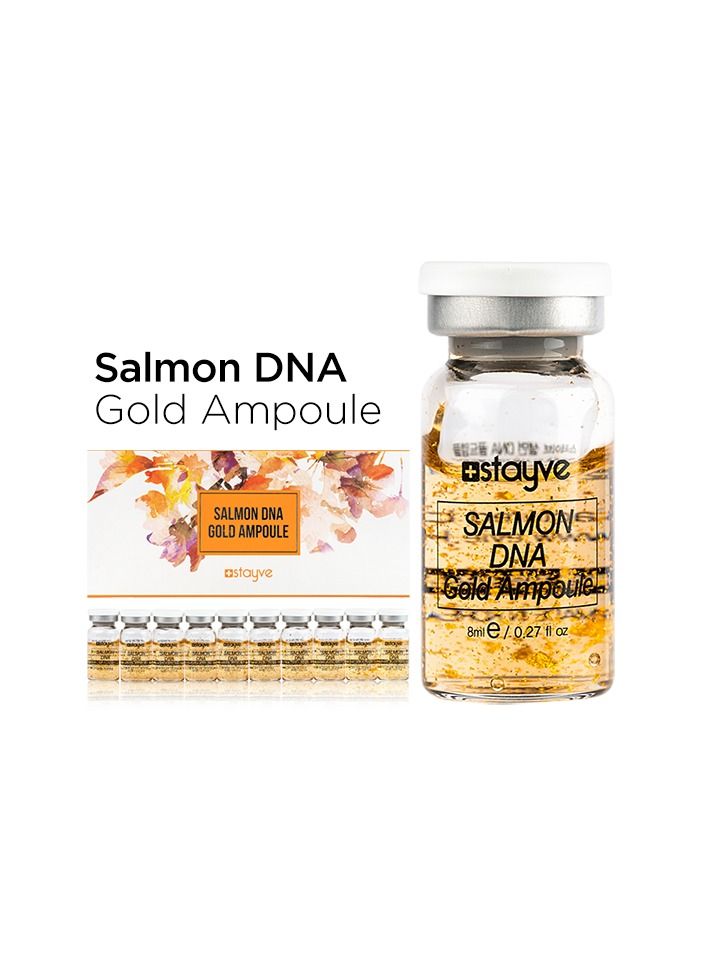 Stayve Dermawhite Booster Starter Kit for BB Glow Treatment Salmon DNA Gold Ampule 10x8ml