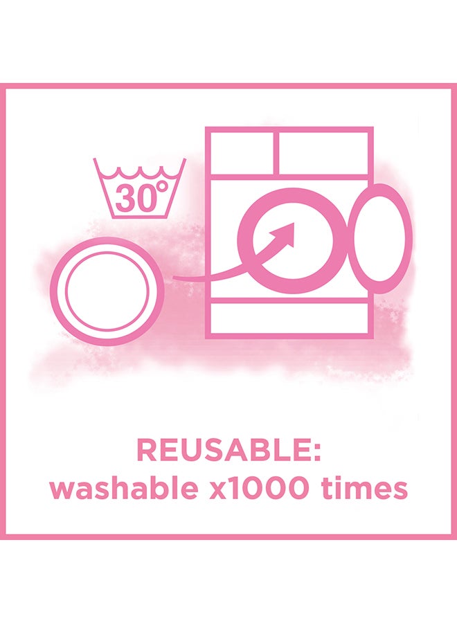 Micellar Reusable Makeup-Remover Eco Pads White
