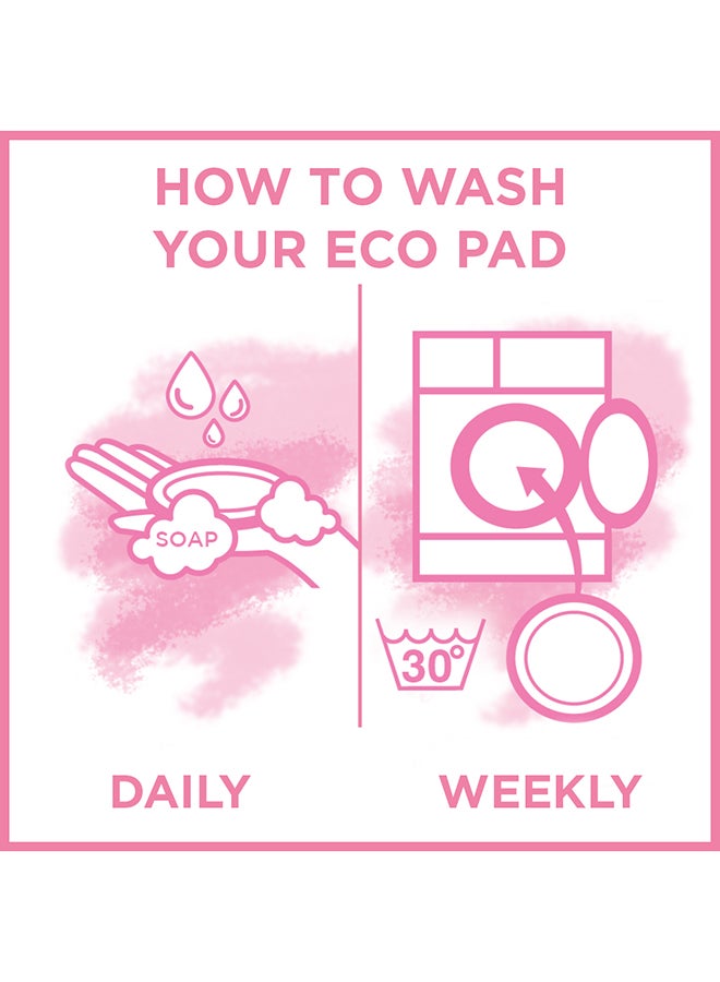 Micellar Reusable Makeup-Remover Eco Pads White