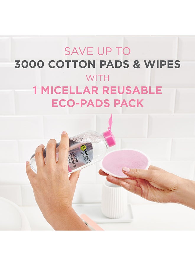 Micellar Reusable Makeup-Remover Eco Pads White