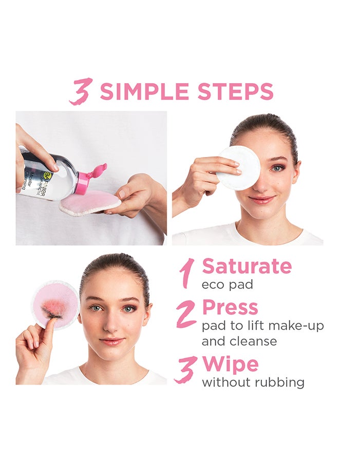 Micellar Reusable Makeup-Remover Eco Pads White
