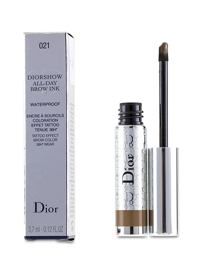 Diorshow All Day Waterproof Brow Ink 21 Medium