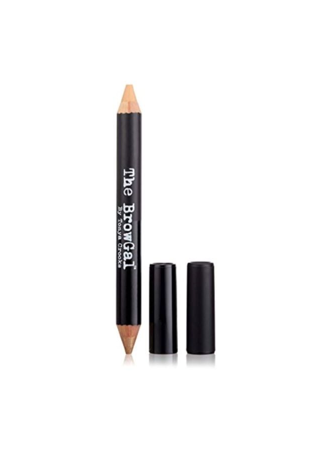 2-In-1 Highlighter Pencil Gold/Nude
