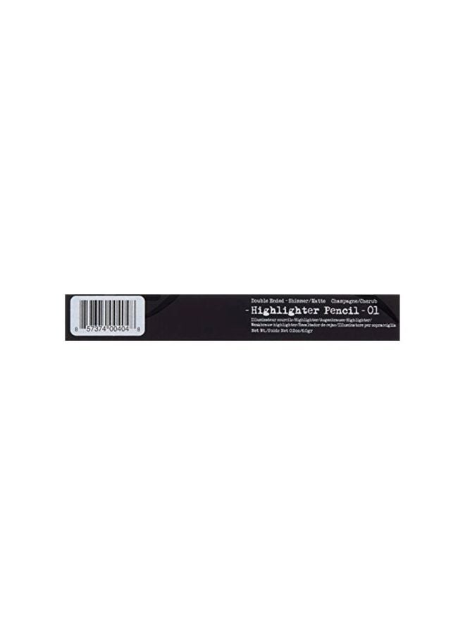 2-In-1 Highlighter Pencil Gold/Nude