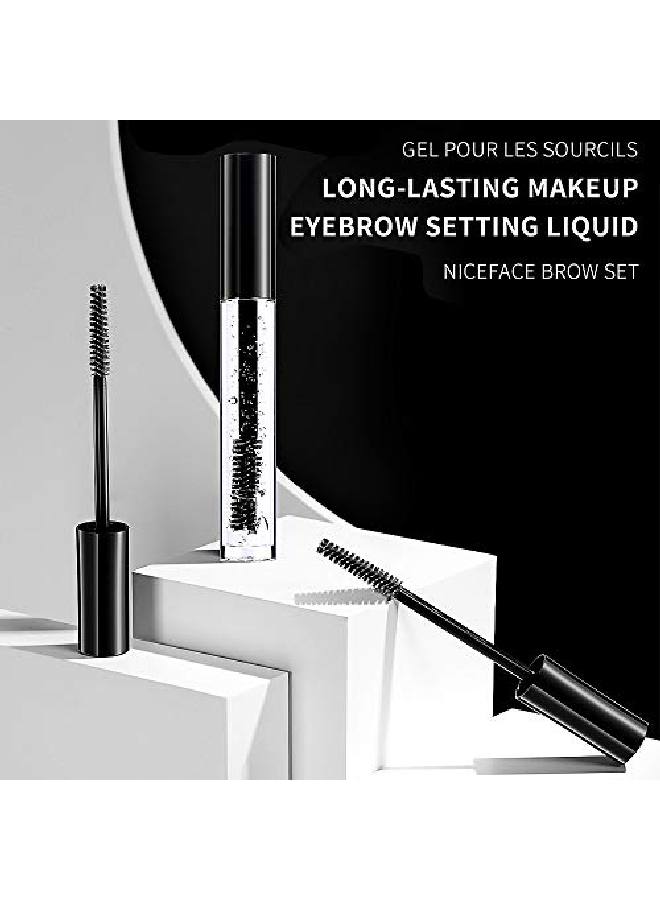 Clear Eyebrow Setting Gel 2 Pack Brow Fix Gel Waterproof And Sweatproof Eyebrow Repair Liquid Brows Styling Beauty Salon Home Use Makeup 1.81Oz