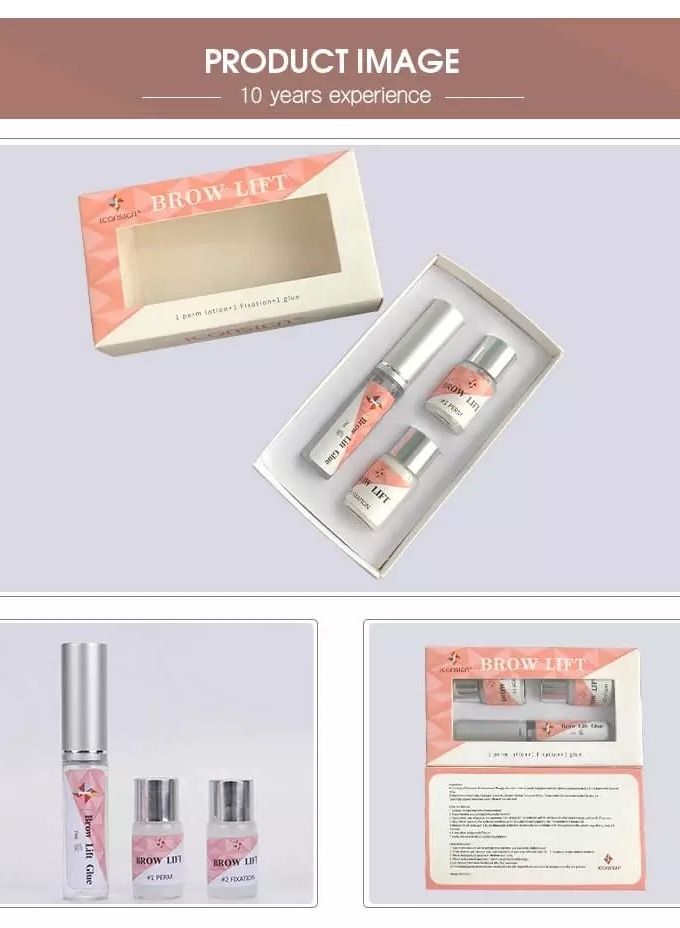Eyebrow Perming Lifting and Lamination Kit with Support Brushes