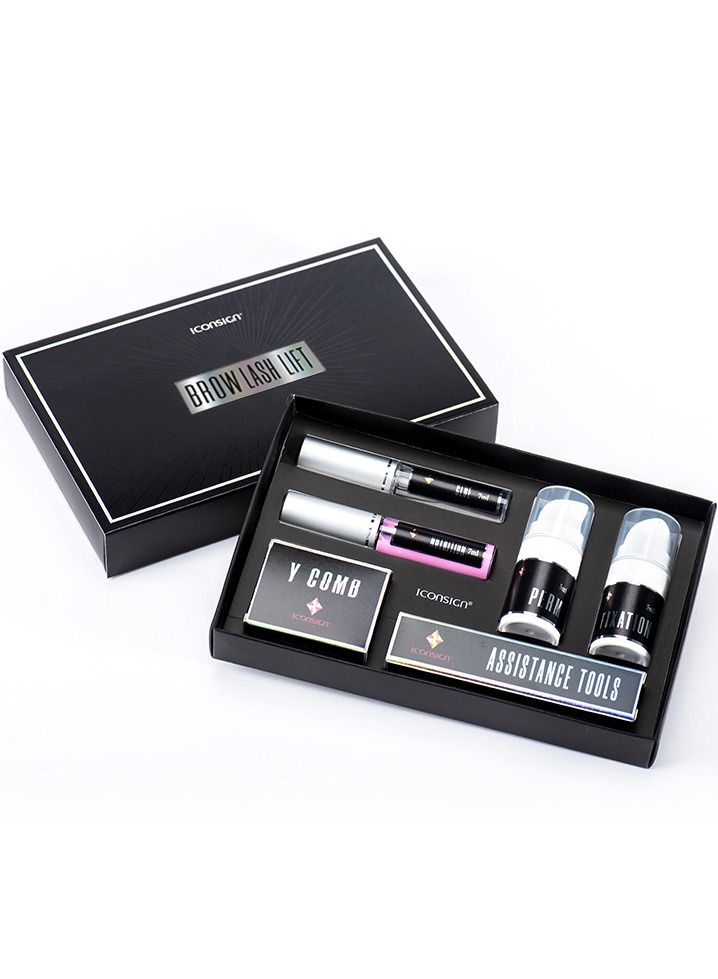 Eyebrow Lamination Perming and Lifting Kit with Tools and Nutrition