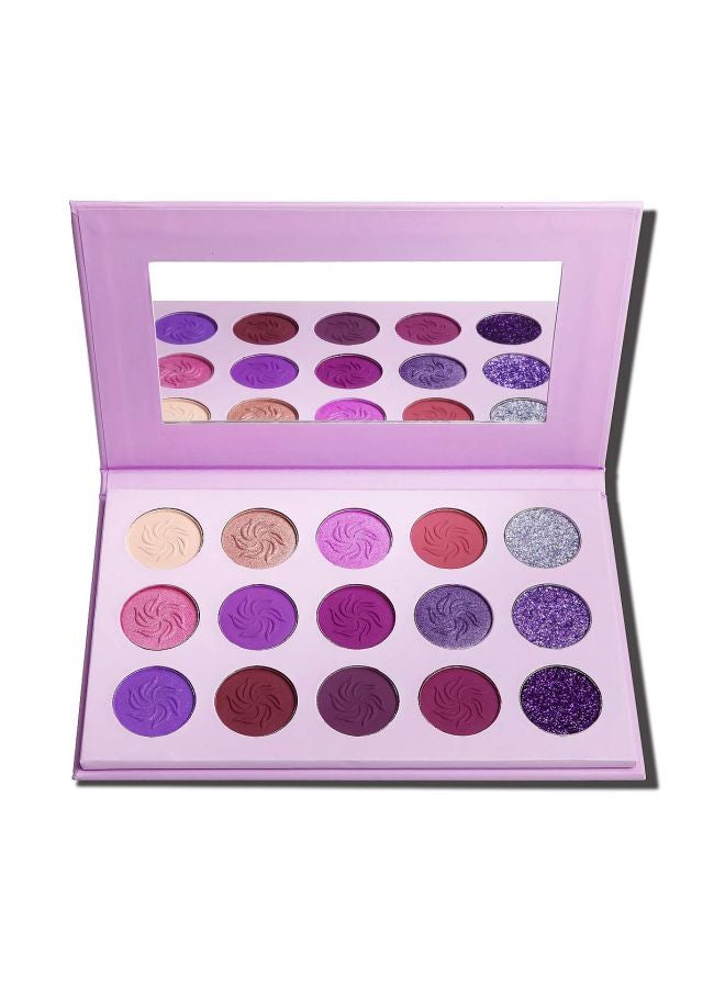 Professional Most Pigmented 15 Color Eyeshadow Palette Multicolour