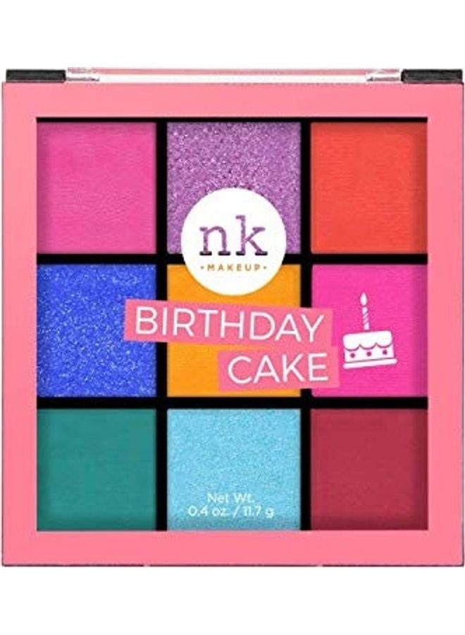 9-Colours Eyeshadow Palette Birthday Cake