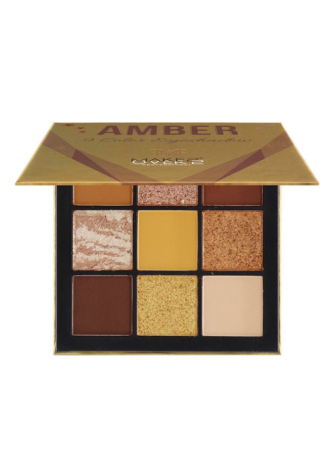 Amber 9 Color Eyeshadow Multicolour