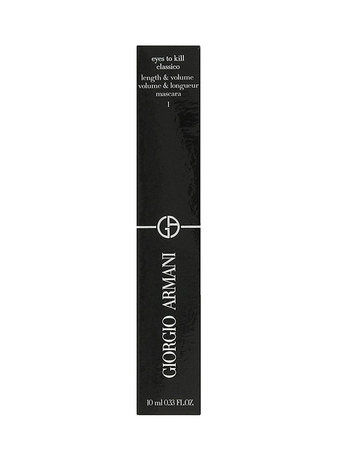 Eyes To Kill Classic Mascara 1 Black