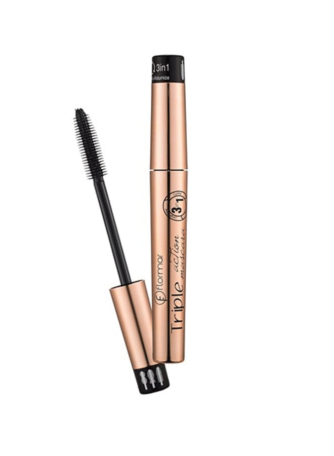 3-In-1 Triple Action Mascara Black