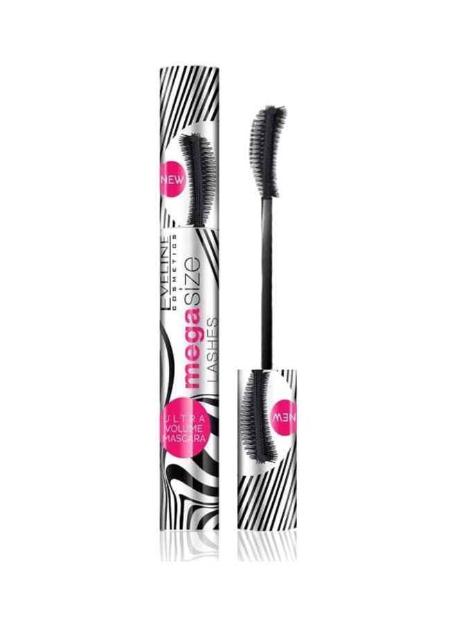 Mega Size Lashes Ultra Long And Volume Mascara Black