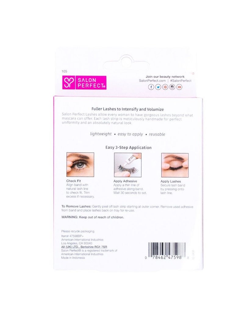 Go Glam Multi Pack 5 Pairs Of Lashes 105 Black
