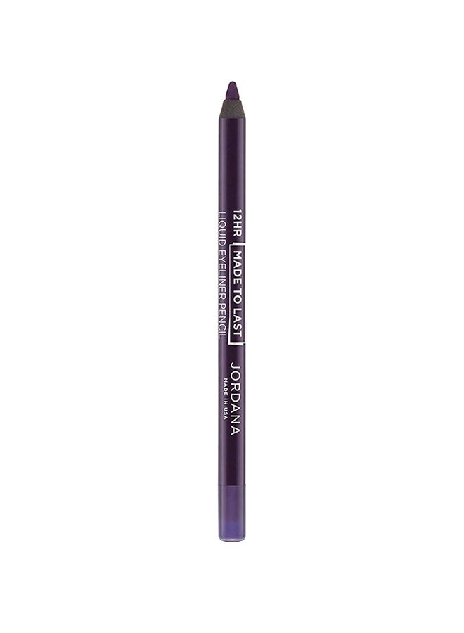 Jordana 12 Hour Made To Last Liquid Eye Liner - Purple Fix Purple Fix