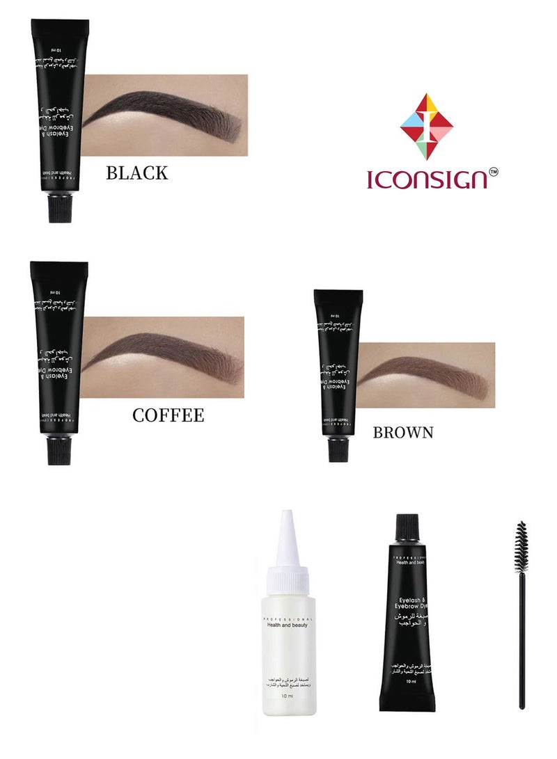 Iconsign Fast Eyelash Eyebrow Lift  Perming and Tint Kit with Nutrition