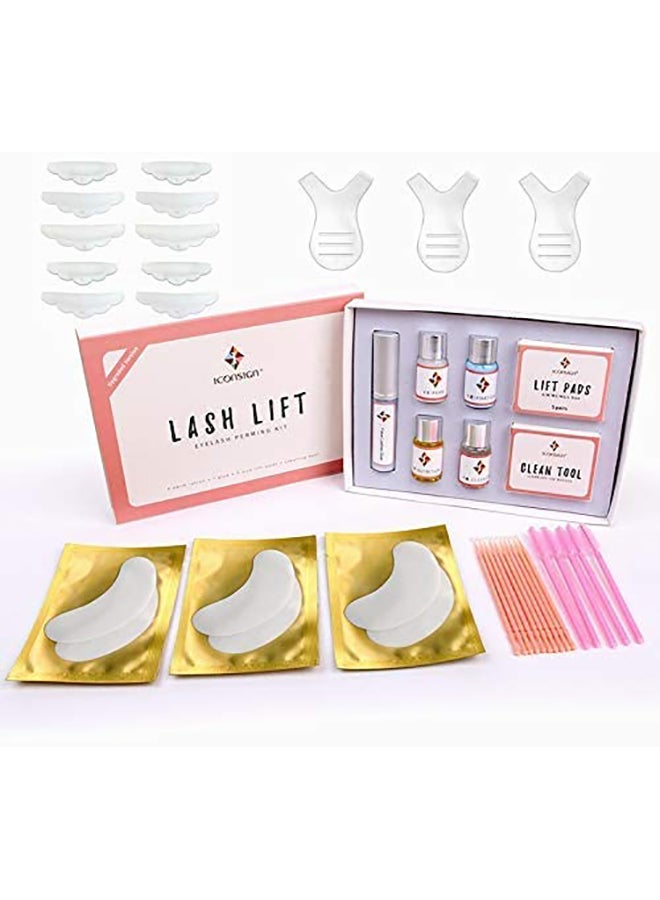 New Iconsign Eyelash Perming Kit For Eyelash Lifting Grooming With Additional Tools Multicolour