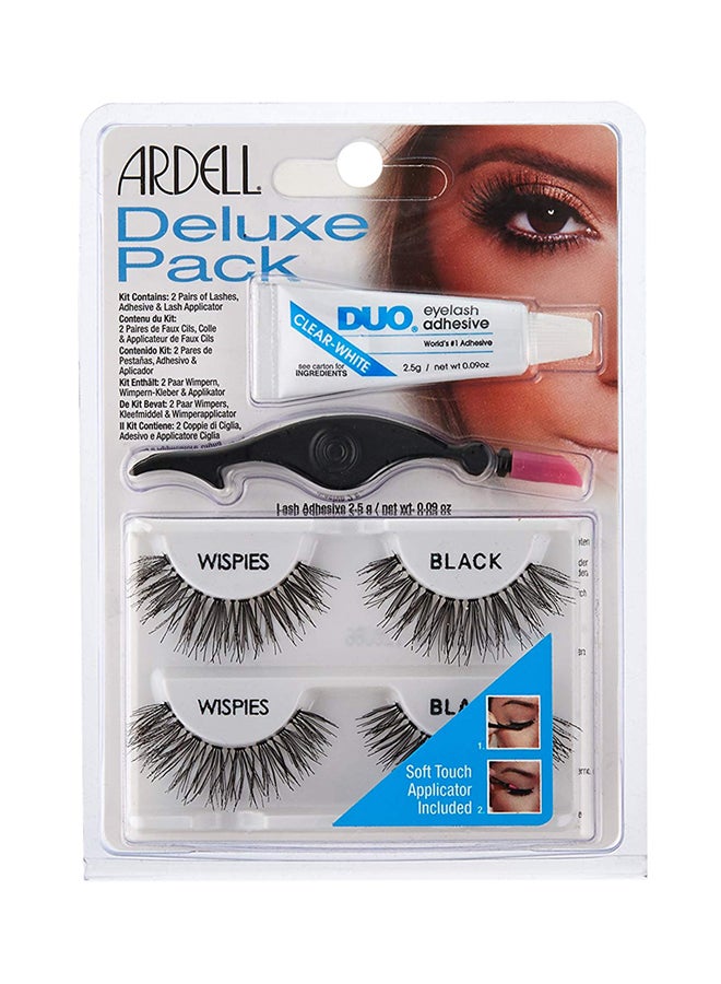 Deluxe Pack With Adhesive And Applicator 68947 Black