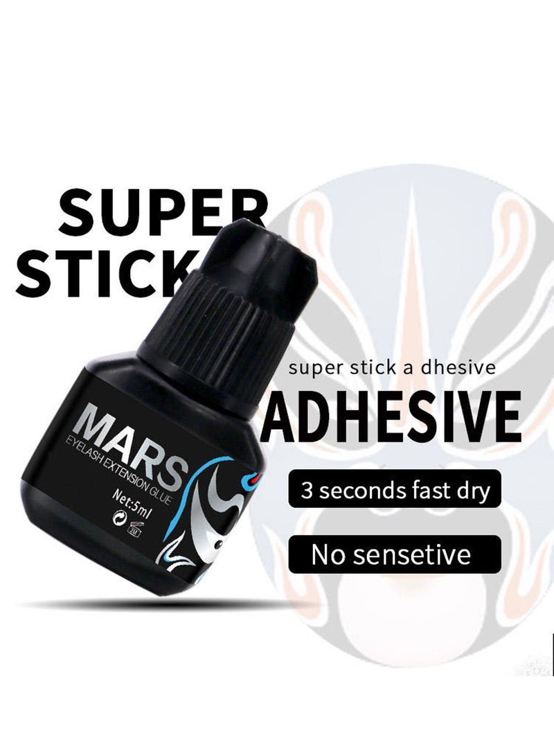 Iconsign black mars eyelash extension glue 3 second dry time 45 days long lasting