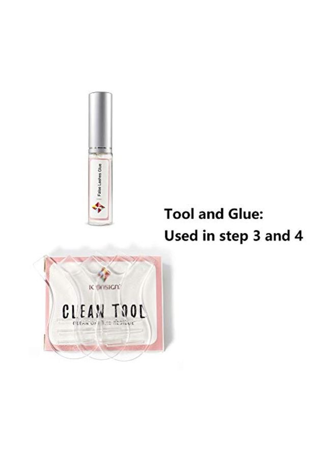 lash lift eyelash perming kit Clear