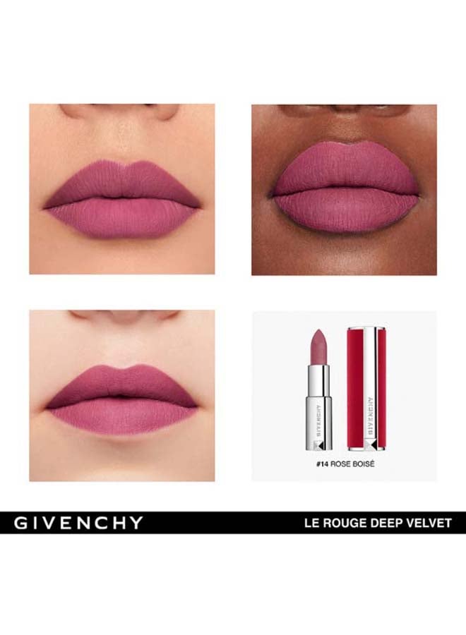 Le Rouge Deep Velvet Lipstick 14 Rose Boise