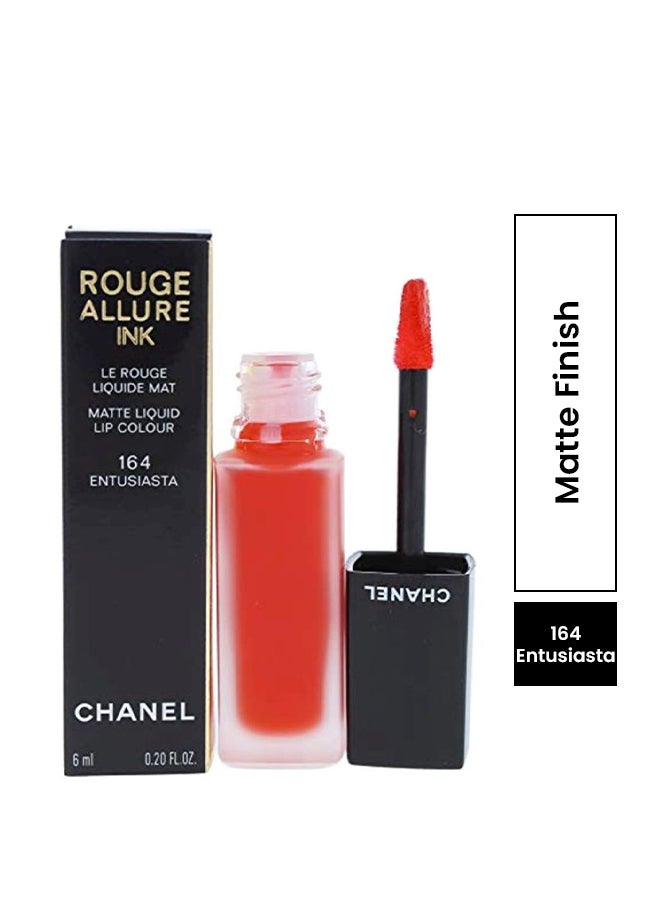 Rouge Allure Ink Matte Liquid Lip Colour 164 Entusiasta