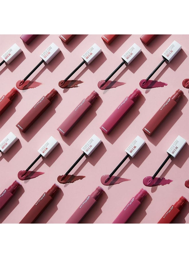 Maybelline New York Superstay Matte Ink Liquid Pinks Lipstick - 170 Initiator 170 Initiator