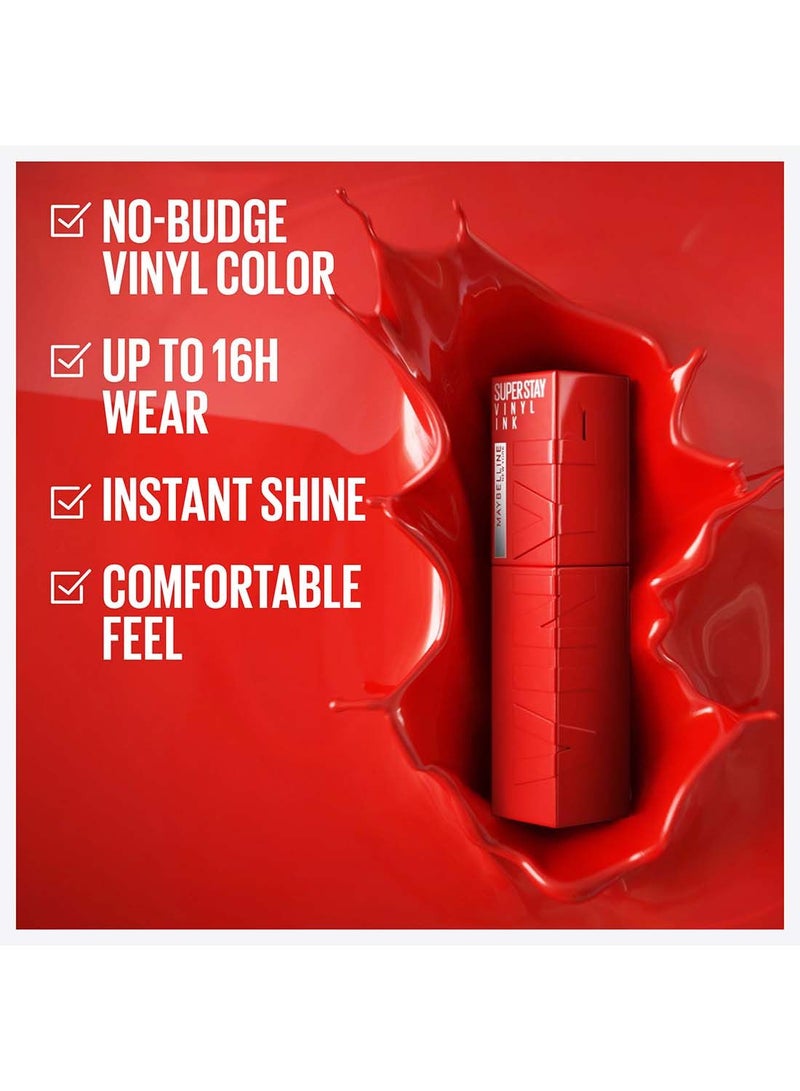 Super Stay Vinyl Ink Longwear Transfer Proof Lipstick, 10 LIPPY