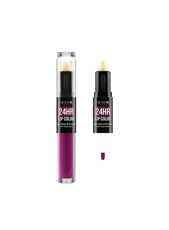 24Hr Lip Color And Primer #05 Deep Fuchsia Lip Gloss Pink
