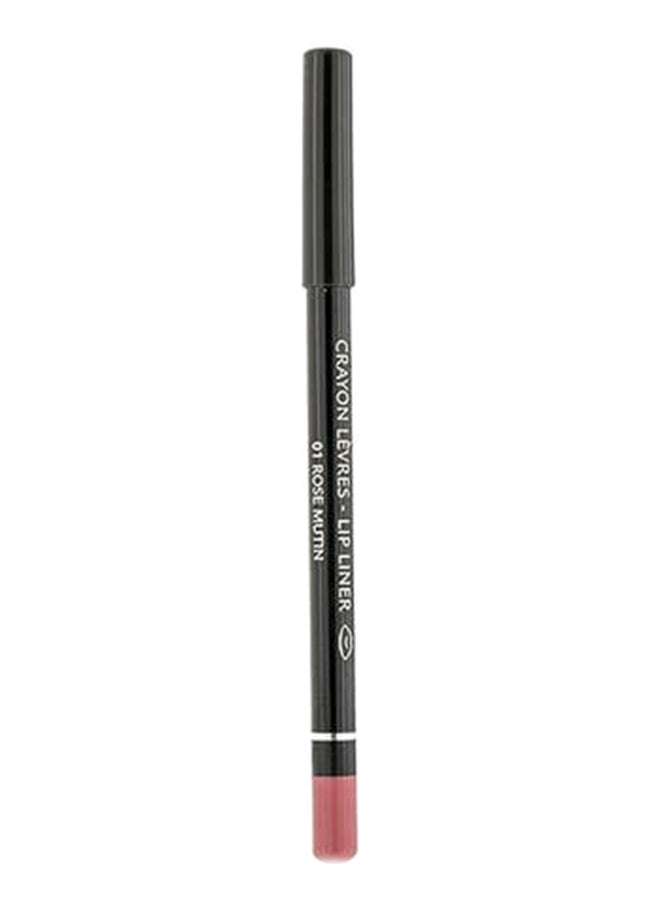 Crayon Levres Lip Liner With Sharpener 01 Rose Mutin