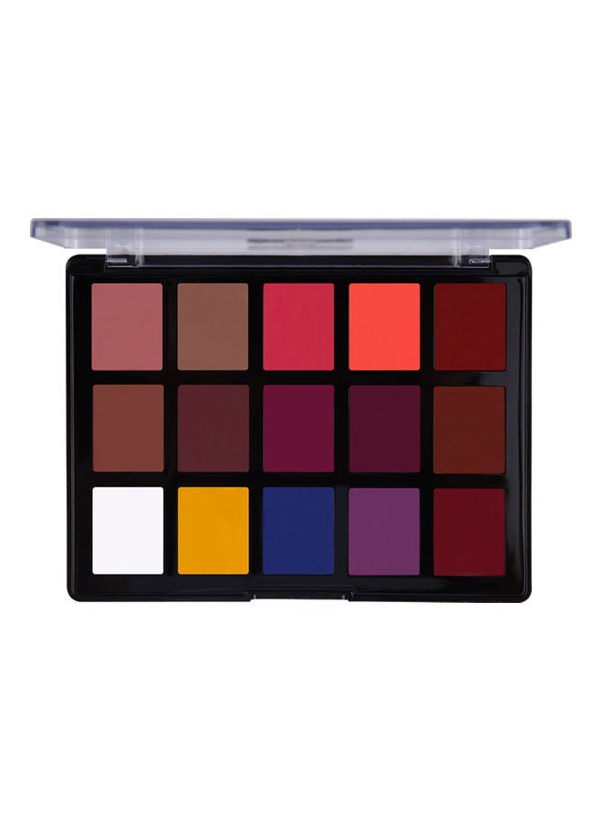 15-Shade Lip Define Palette Multicolour