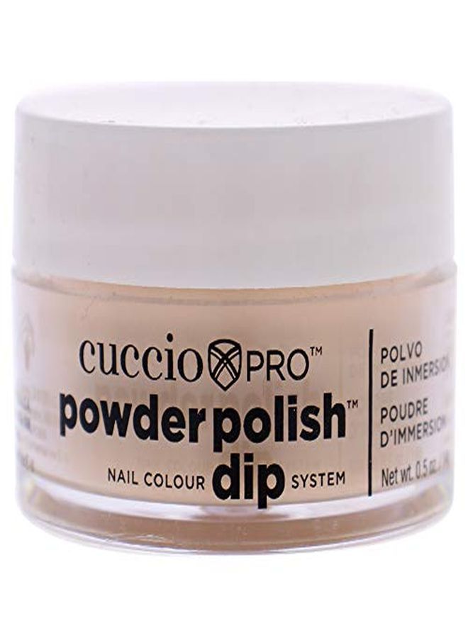 Pro Powder Polish Dip - Flattering Peach - Nail Lacquer For Manicures & Pedicures, Easy & Fast Application/Removal - No Led/Uv Light Needed - Non-Toxic, Odorless, Highly Pigmented - 0.5 Oz