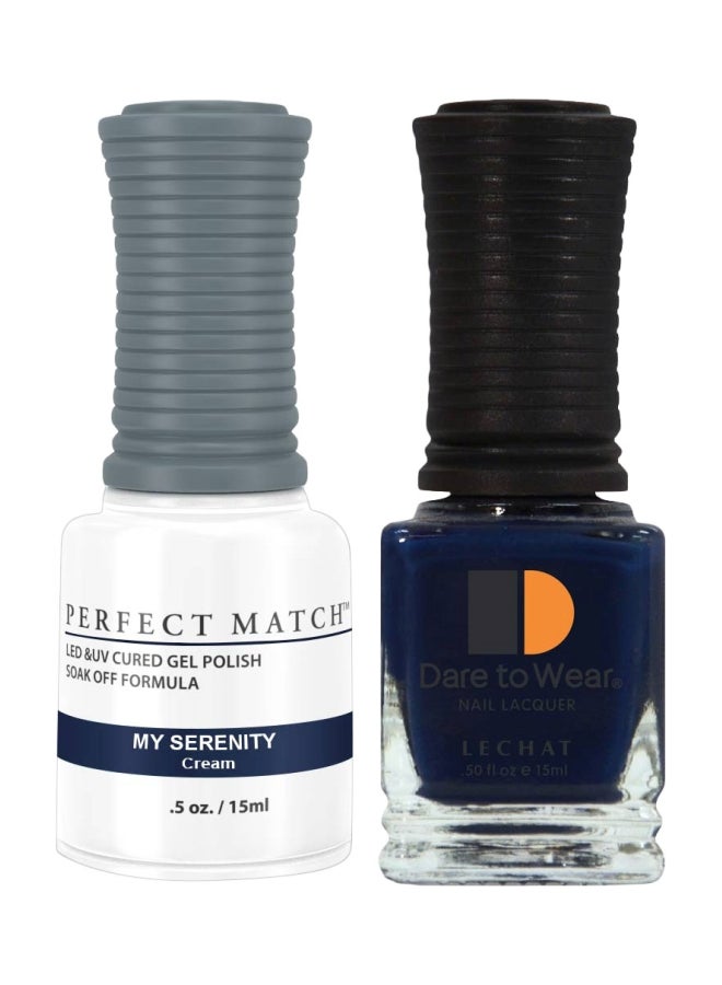 Dare To Wear Nail Lacquer With Perfect Match Soak Off Formula My Serenity