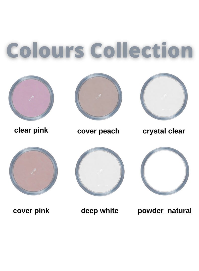 Acrylic Powder Pink Intense Colour Nail Polish Cover