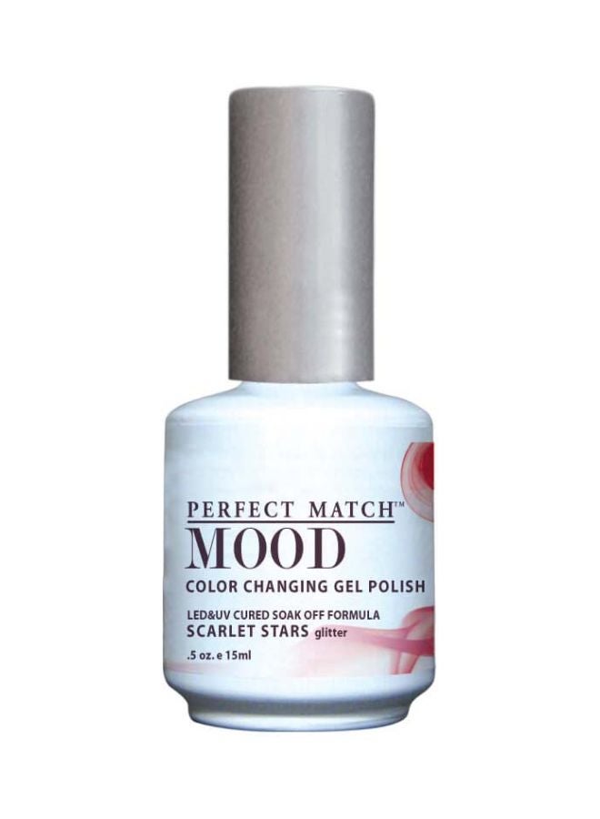 Perfect Match Mood Color Changing Gel Nail Polish Scarlet Stars