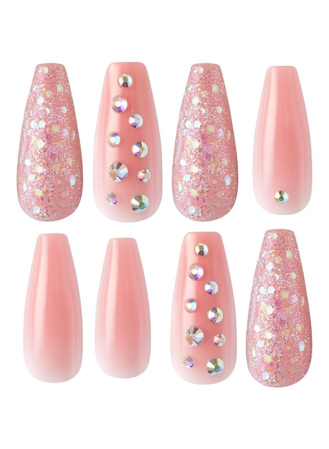 Gel Fantasy Jelly Nails Pink