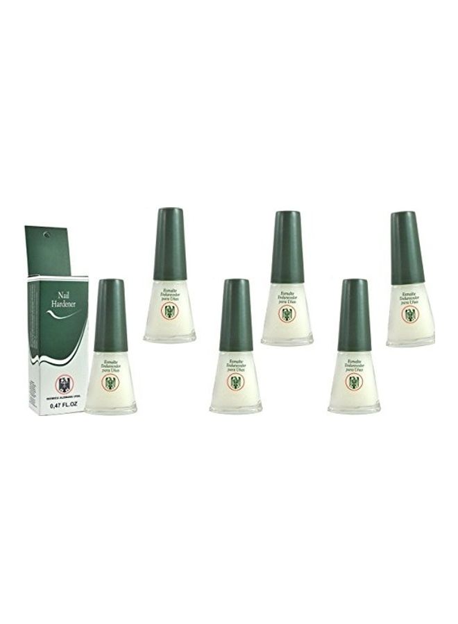 Pack of 6 Nail Hardener Clear