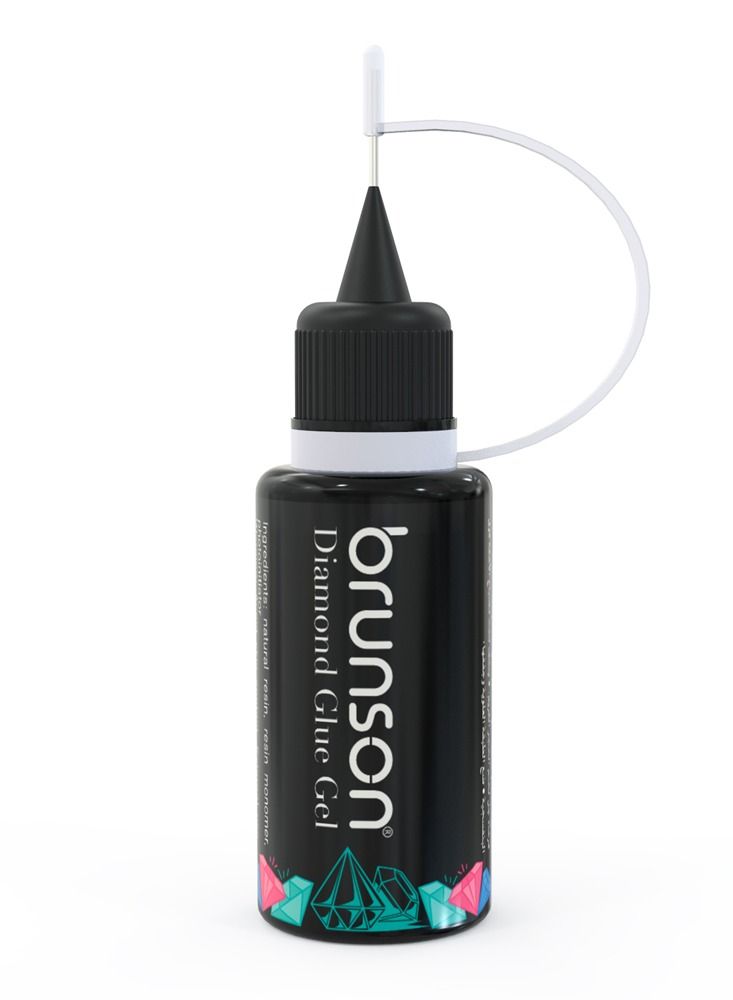 Rhinestone Glue For Nails Nail Art Rhinestone Glue Gel Nail Glue Pen Resin Polishing Agent Firmly Quick Attached Glue Clear 10ML