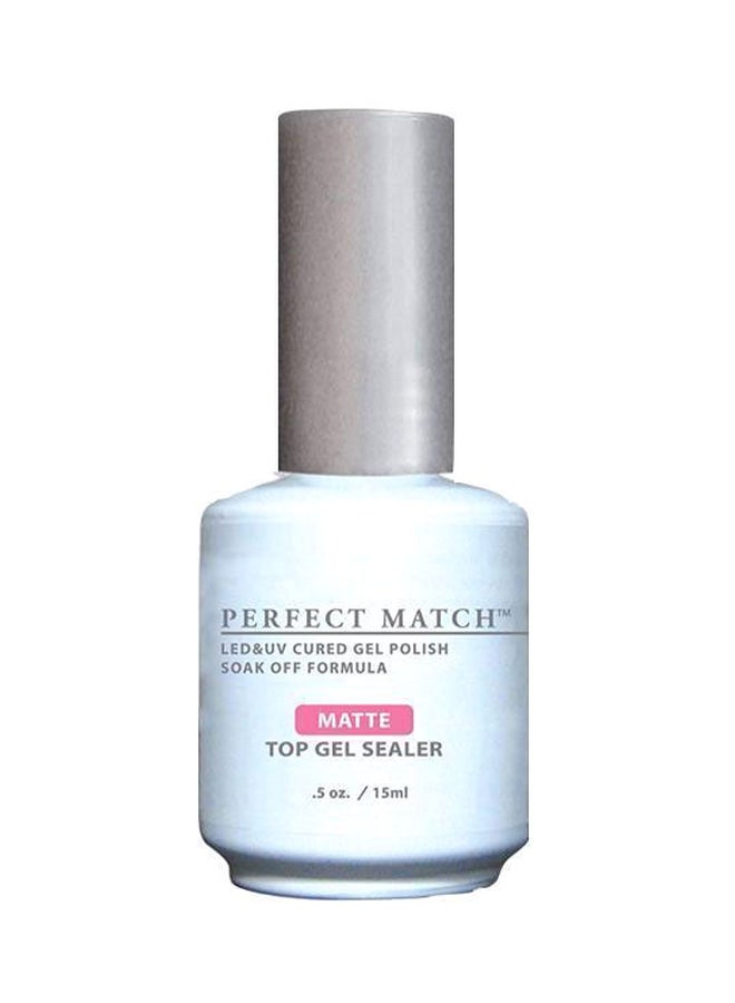 2-Piece Perfect Match Top Gel Sealer And Top Coat Set Clear