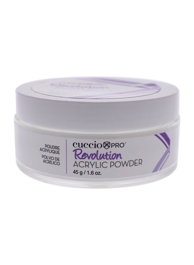 Revolution Acrylic Powder For Nail Top Coat Clear