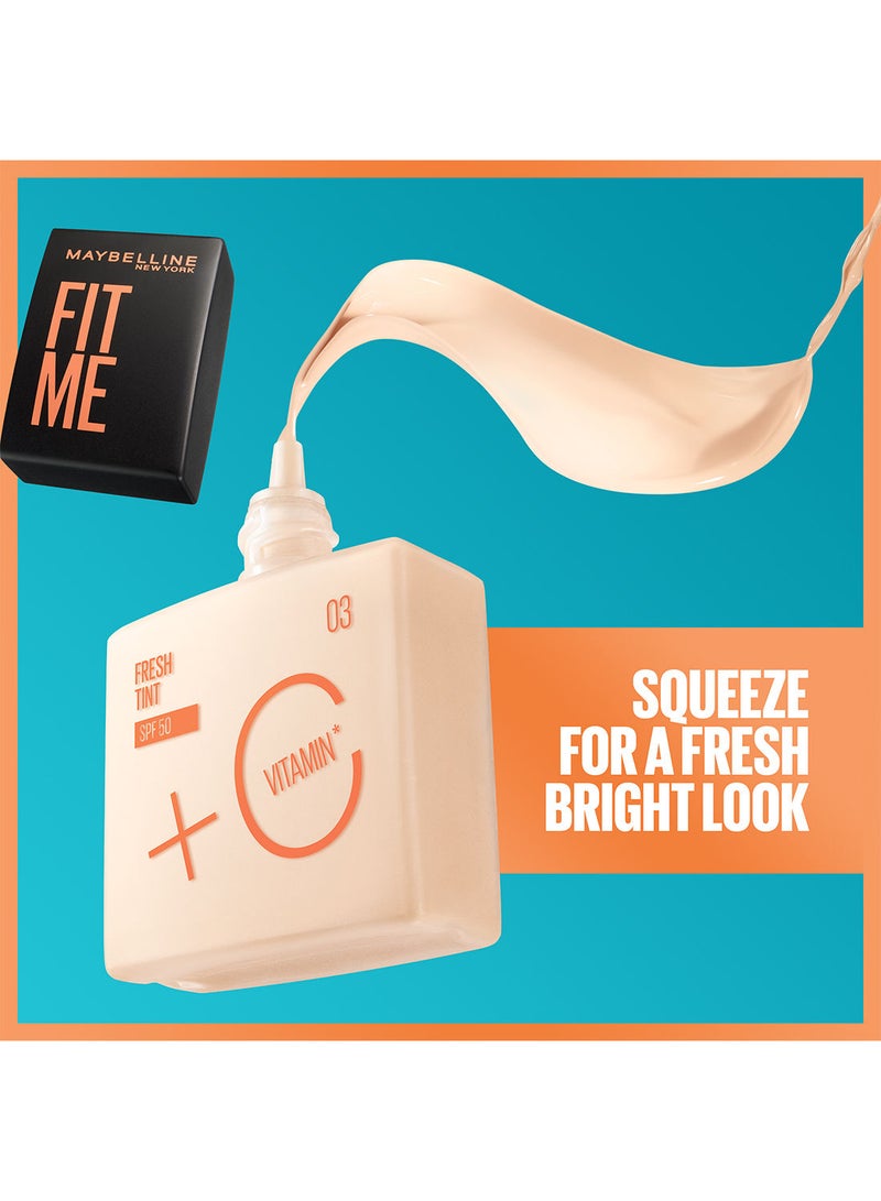 Fit Me Fresh Tint SPF 50 with Brightening Vitamin C, 10