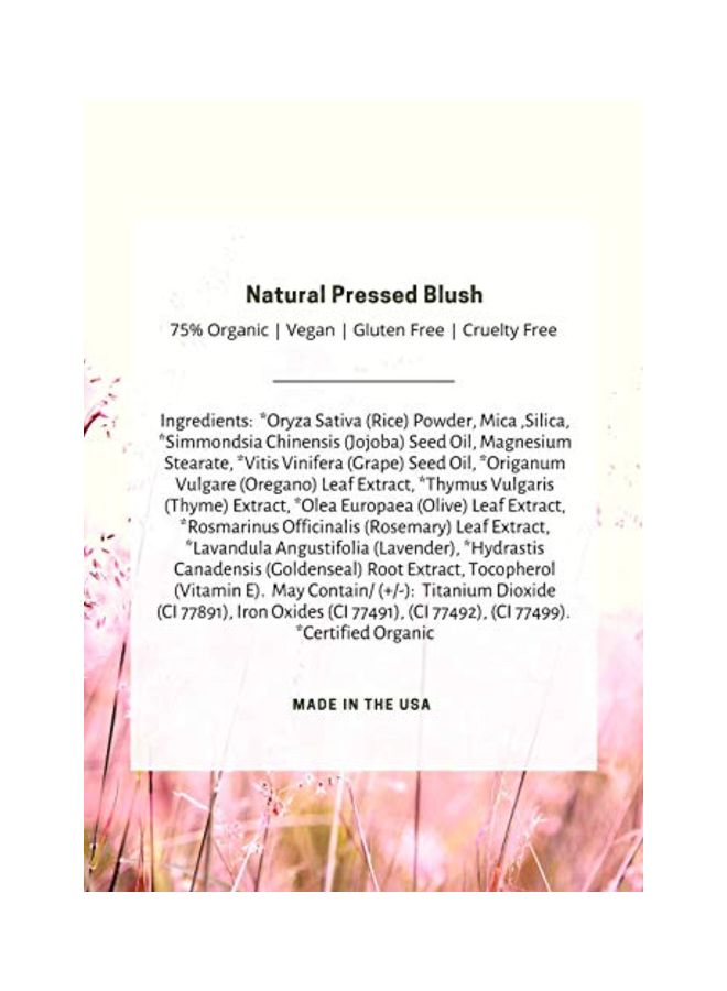 Natural Pressed Blush Cinnabar