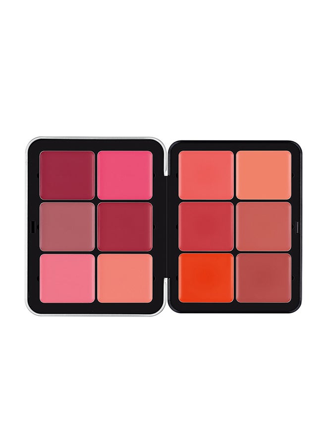 Ultra HD Cream Blush Palette Pink/Orange/Brown