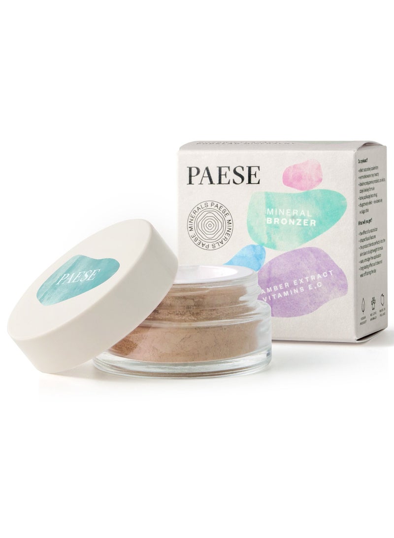 Mineral Bronzer, Smudge Free, Long Lasting Effect 401C medium