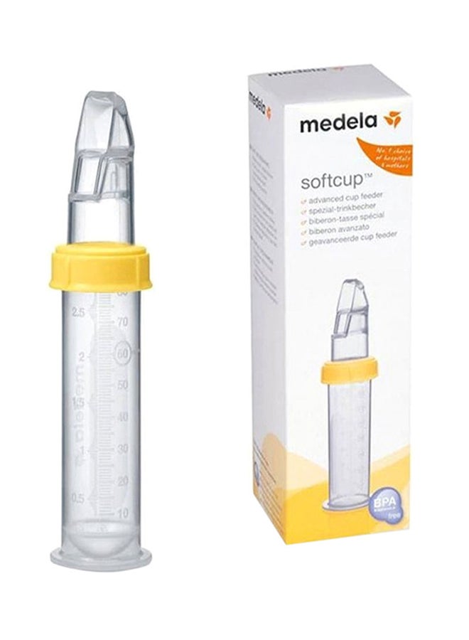 Softcup Advanced Cup Feeder - Soft And Flexible Design, Graduated Measurement Markings, Easy-To-Hold Handle, Alternative Feeding Method With Controlled Milk Flow