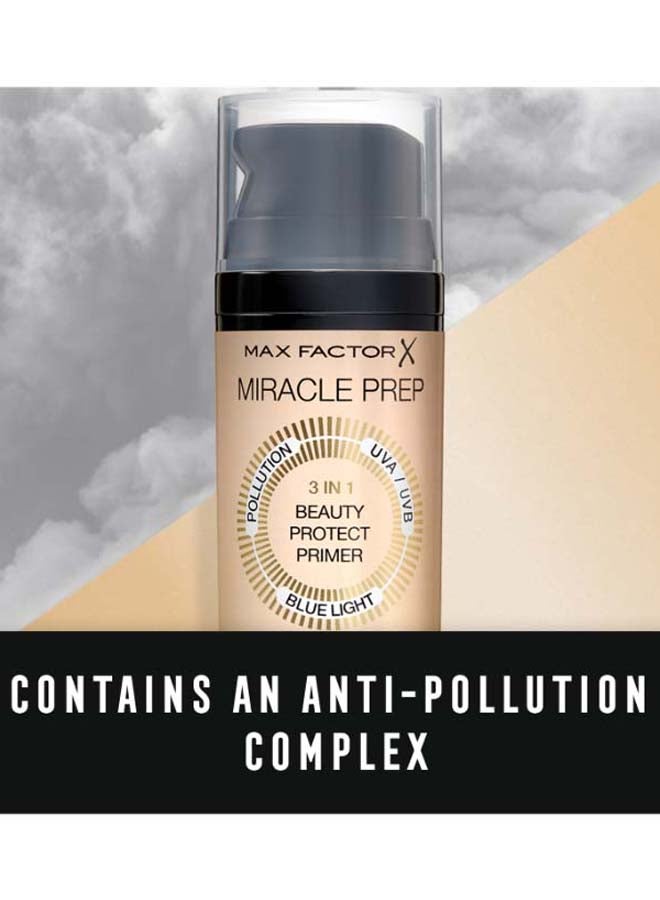Miracle Prep Beauty Protect Primer SPF30 PA+++, 30 ml Beige