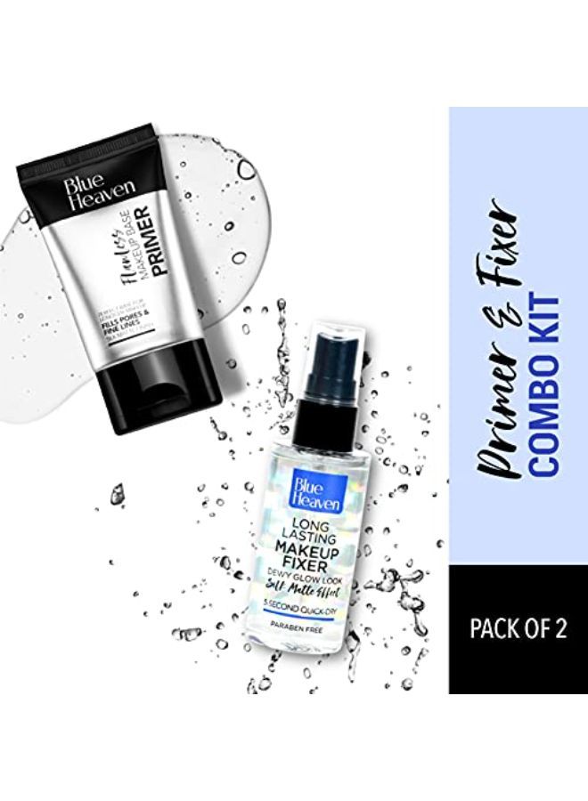 Primer & Fixer Combo Set Transparent 30 G + 60 Ml