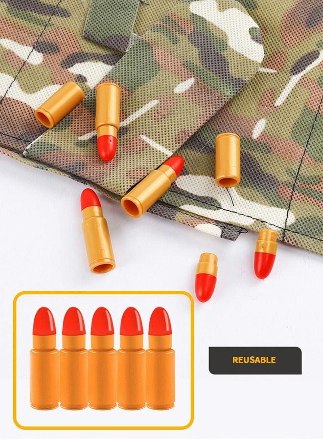 Toy Gun Soft Bullets Education Toy,Sniper Rifle Blaster Gun AWM,Double Mirror Effect Toy Sniper Guns,DIY Toy with Rich Accessories ,Shooting Games Toys for Kids